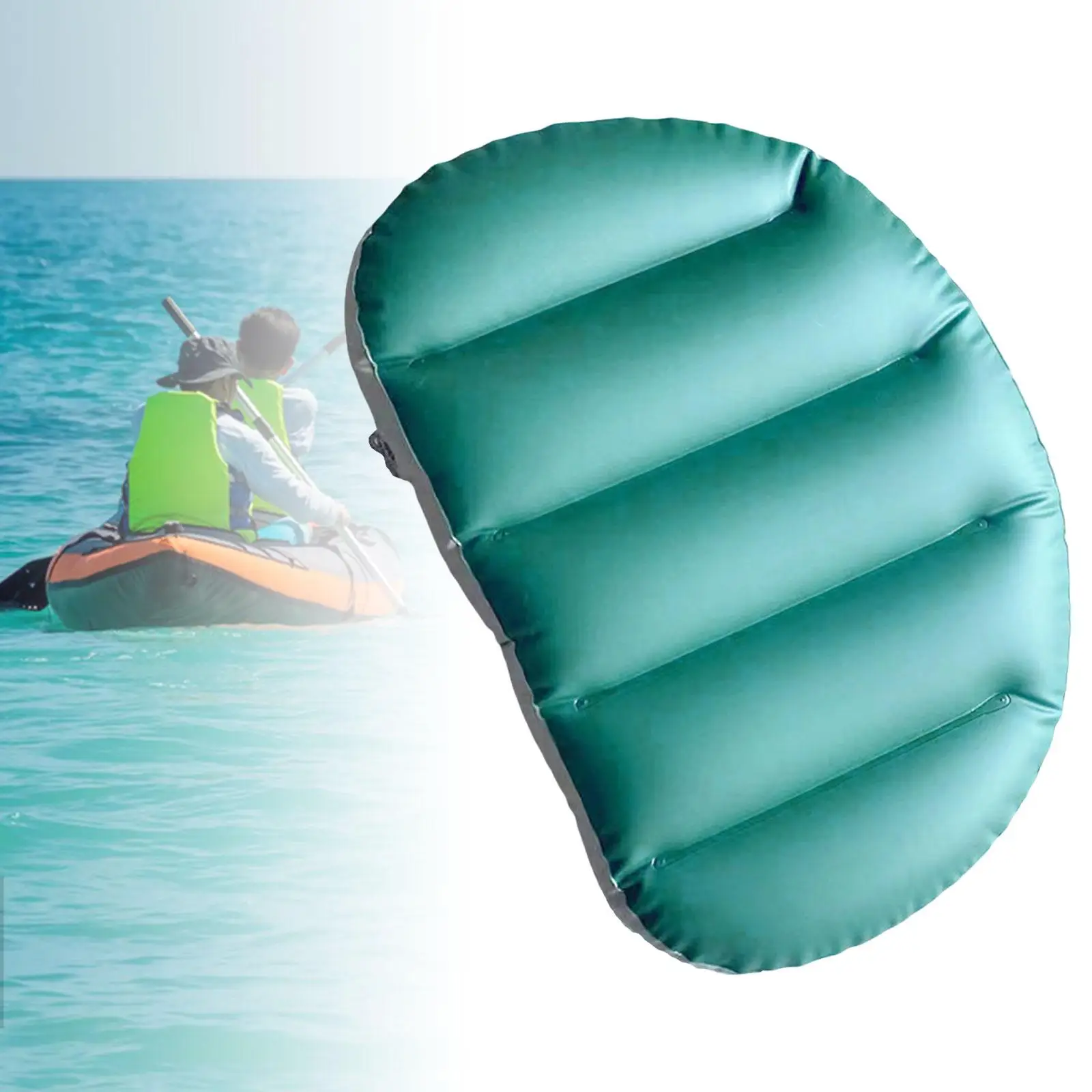 Tragbares ultraleichtes aufblasbares PVC aufblasbares Sitz luftkissen aufblasbares Kajaks itz Boot Sitzpolster zum Driften von Camping im Freien