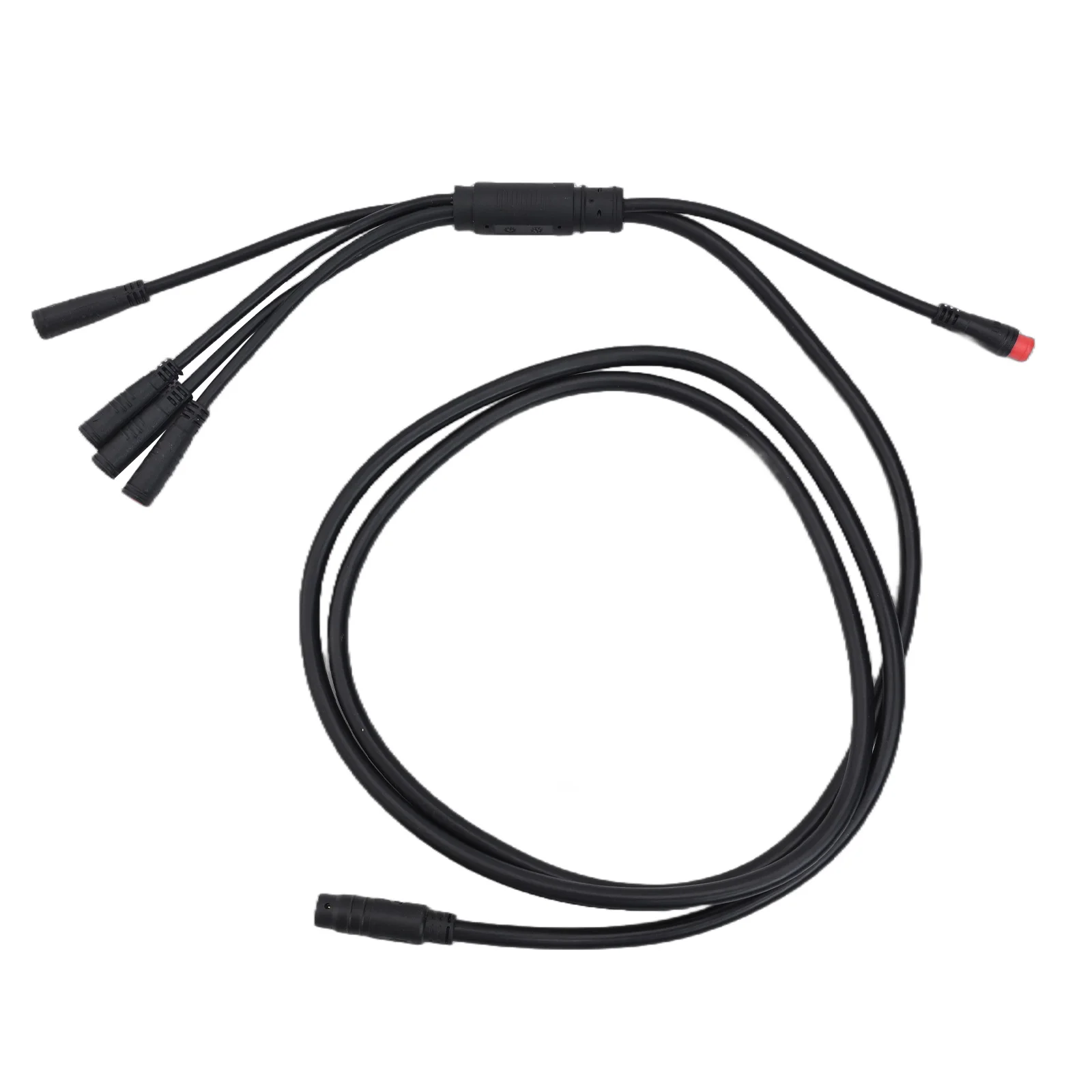 Electric Bicycle Connector Cable 1T5 Featuring Secure Red Green and Orange Connectors for Smooth Functionality