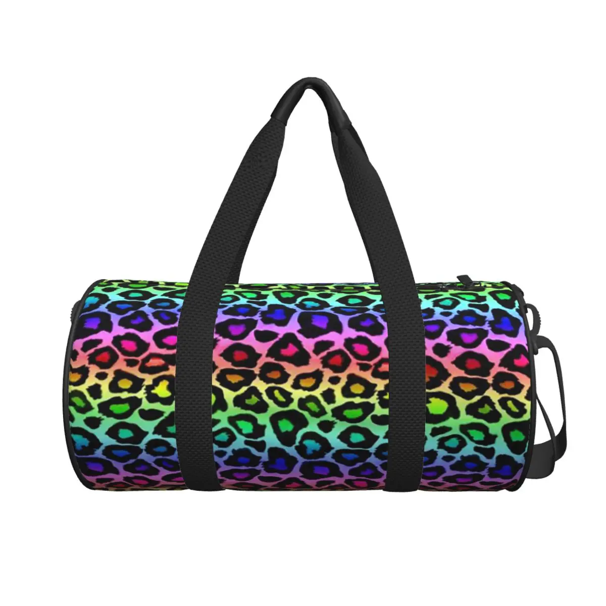 

Colofrul Rainbow Leopard Print Animal Skin Cheetah (7) Large Duffle Gym Bag Waterproof Duffle Travel Bags Handbags Fitness bag