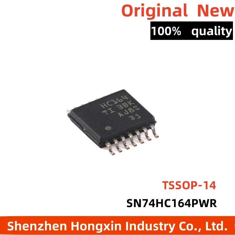 

10 pieces of SN74HC164PWR silk screen HC16 TSSOP-14 8-bit shift register chip