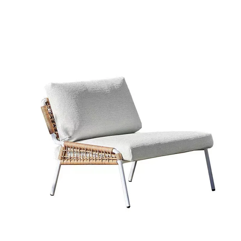 Outdoor sofa balcony outdoor waterproof rattan table and chair coffee table three-piece combination
