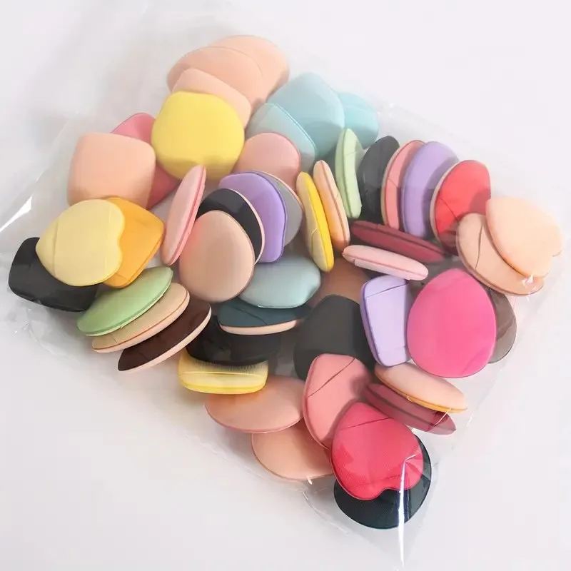 5/10/20/50 قطعة من إسفنجات مكياج الأصابع خالية من اللاتكس - نفث مزج متعدد الطبقات لكريم الأساس/كريم BB/كونسيلر |   الاستخدام الرطب والجاف