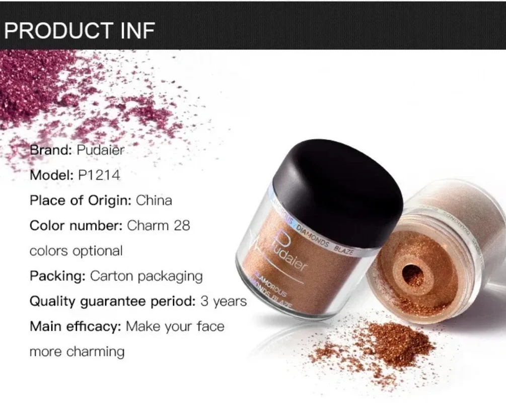 高品質スパンコールパールグリッターアイシャドウメイクアップ顔料ハイライトシルキーパウダーステージファイングロスアイシャドウパレット化粧品