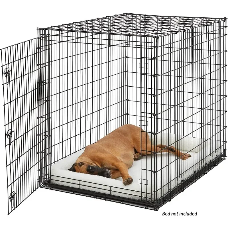 MidSingle Door 54-Inch Dog Crate for XXL Dogs Breeds; Great Dane, Mastiff, St. Bernard, Drop Pin Assembly Requires Two People