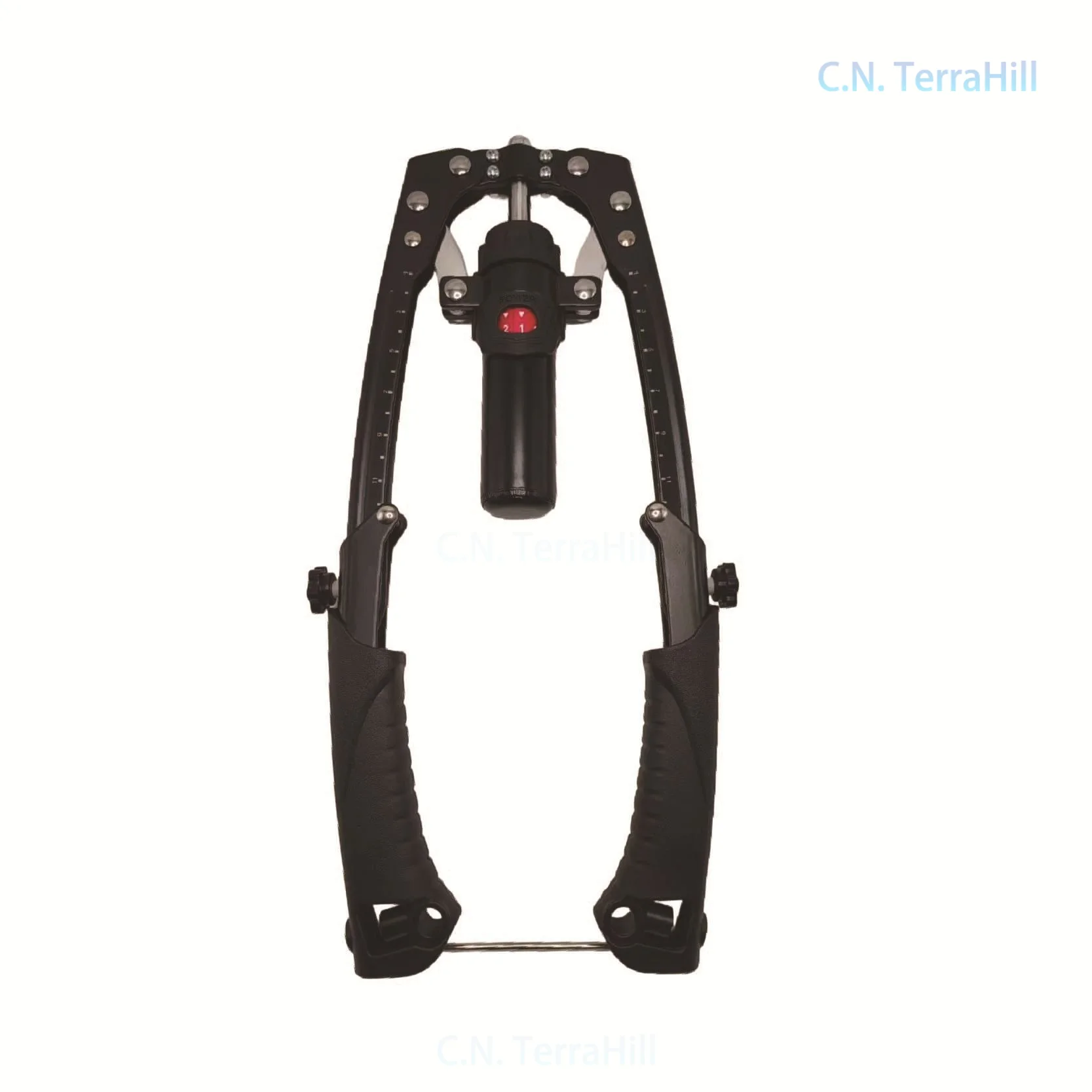 Adjustable Hydraulic Grip Strengthener Arm Exerciser 10-200kg Portable Fitness Equipment for Home Gym