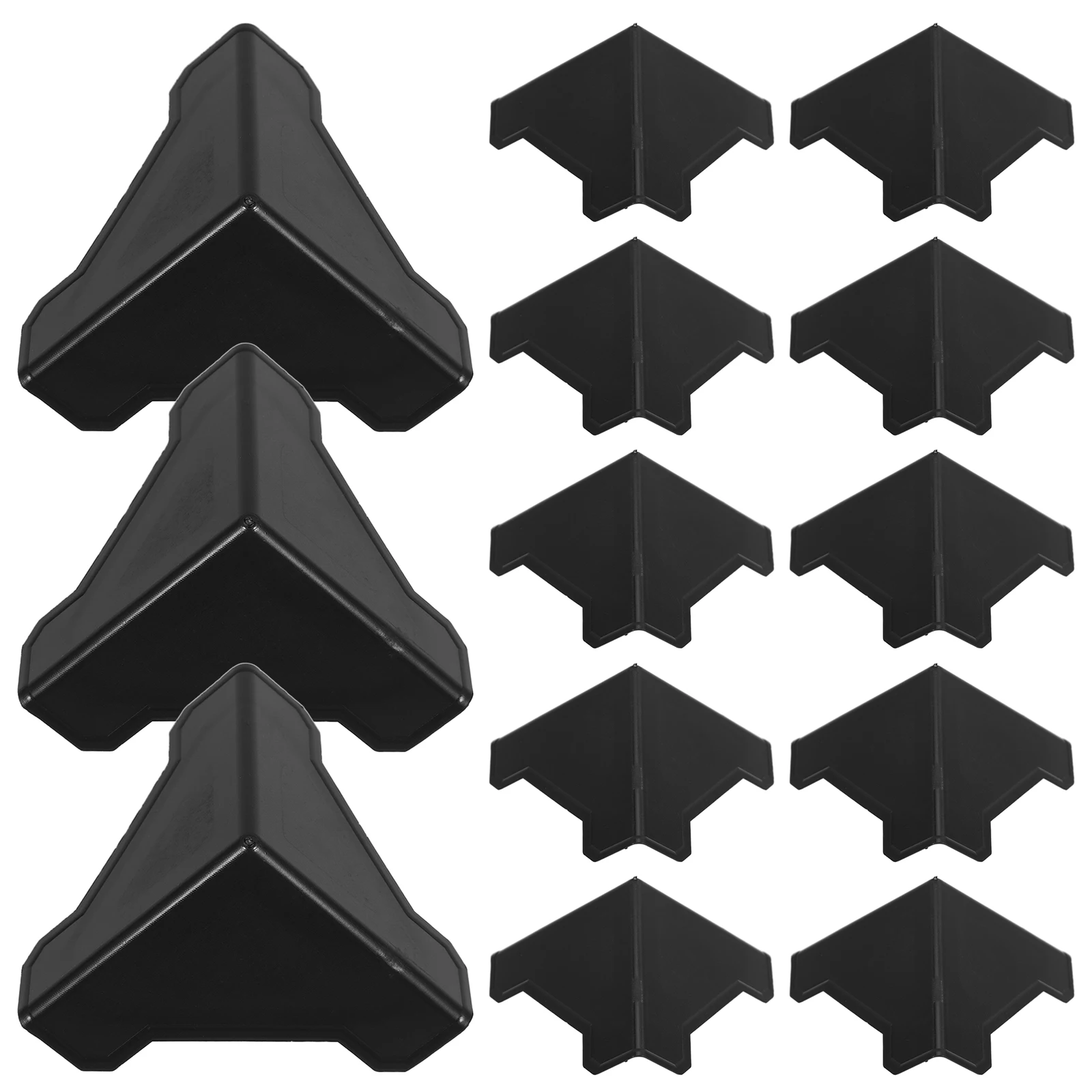 

100 pcs Plastic Carton Corner Protectors Durable Furniture Packing Guard Small Size Lightweight Protective Child Safe
