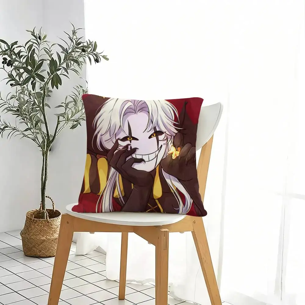 The Freak Circus P-Pierrot  Pillow Case Square Double-Sided Sofa Cushion Cover Bedroom Bedside Pillow Gift