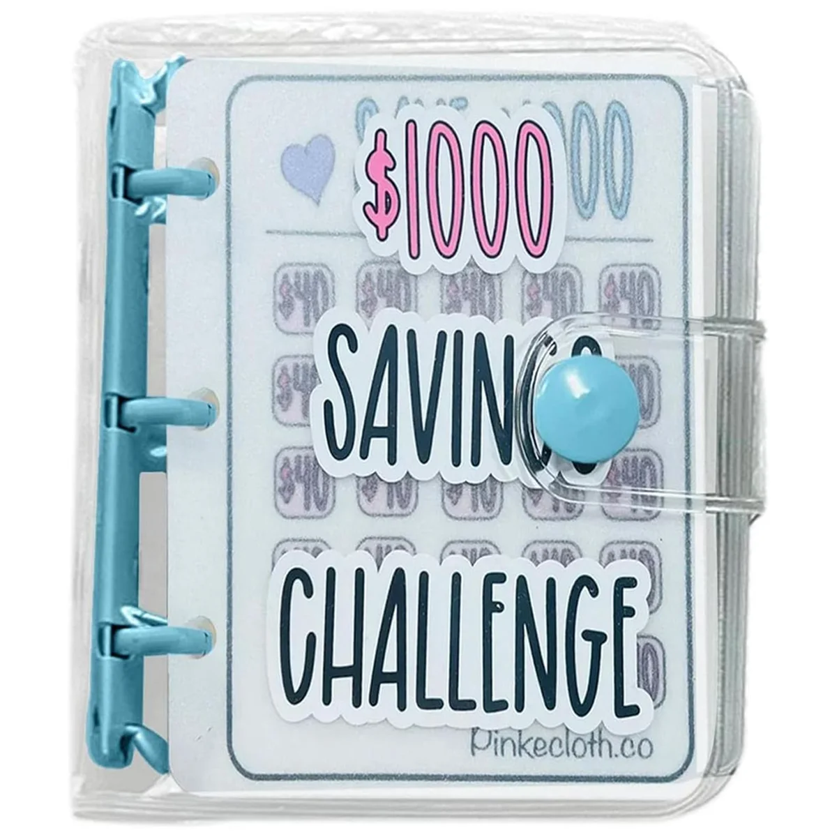 ABYK 1000 Savings Challenge Binder, Money Saving Binder, Savings Challenges Book with Envelopes, Envelope Savings Challenge A