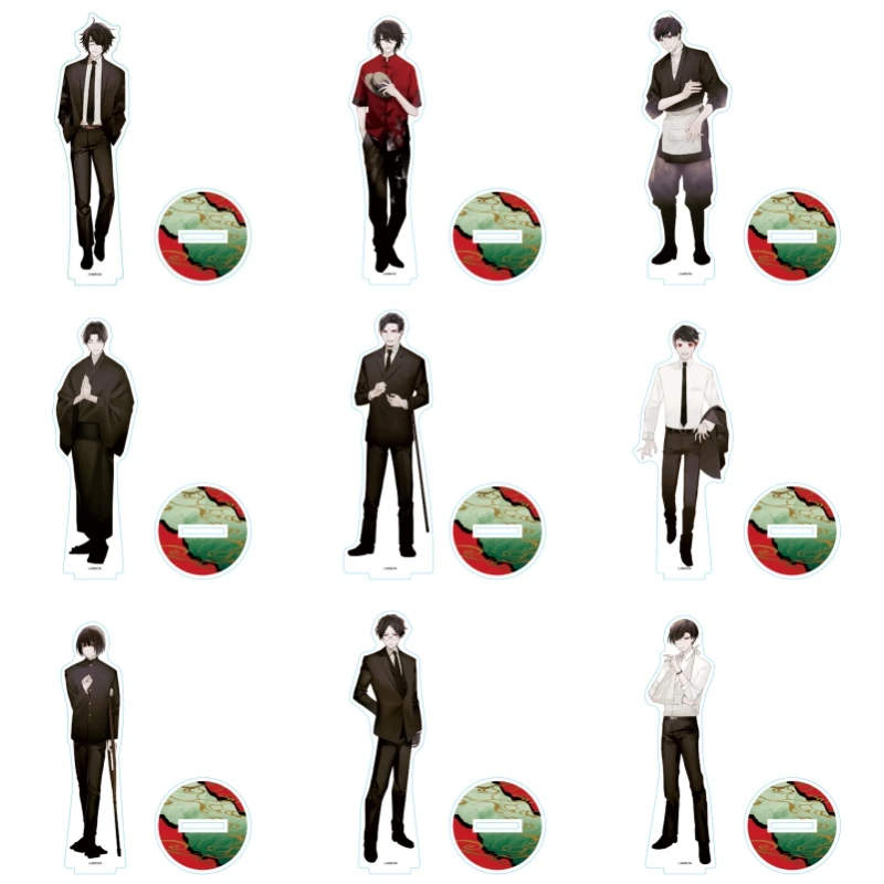 BL juego Owen figura acrílica con soporte Osaki placa de soporte Cosplay Prop decoración dibujos animados presente regalos de navidad 15cm