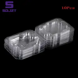 Caja de plástico de 10 piezas para CPU, soporte de bandeja, protección para socket 775 1150 1156