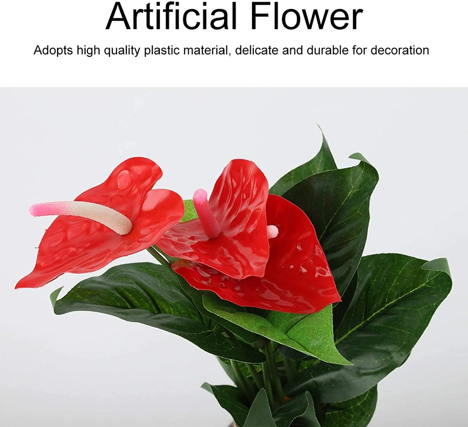 Artificial Plastic Decorative Flowers Outdoor Artificial Flowers, Artificial Outdoor Plants Wedding Party for Home Office