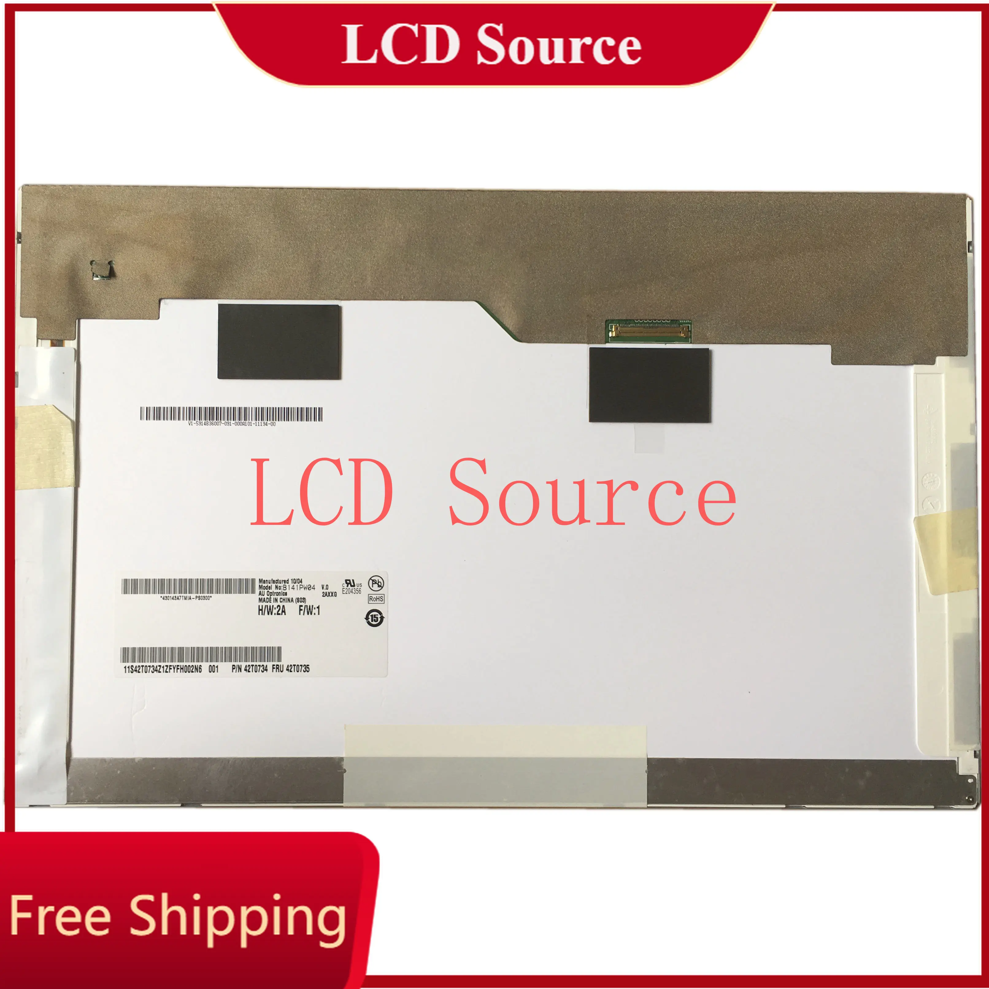 

B141PW04 V.0 fit LP141WP3 TLA1 LP141WP3 TLA1 LTN141BT09 LCD LED Screen NEW