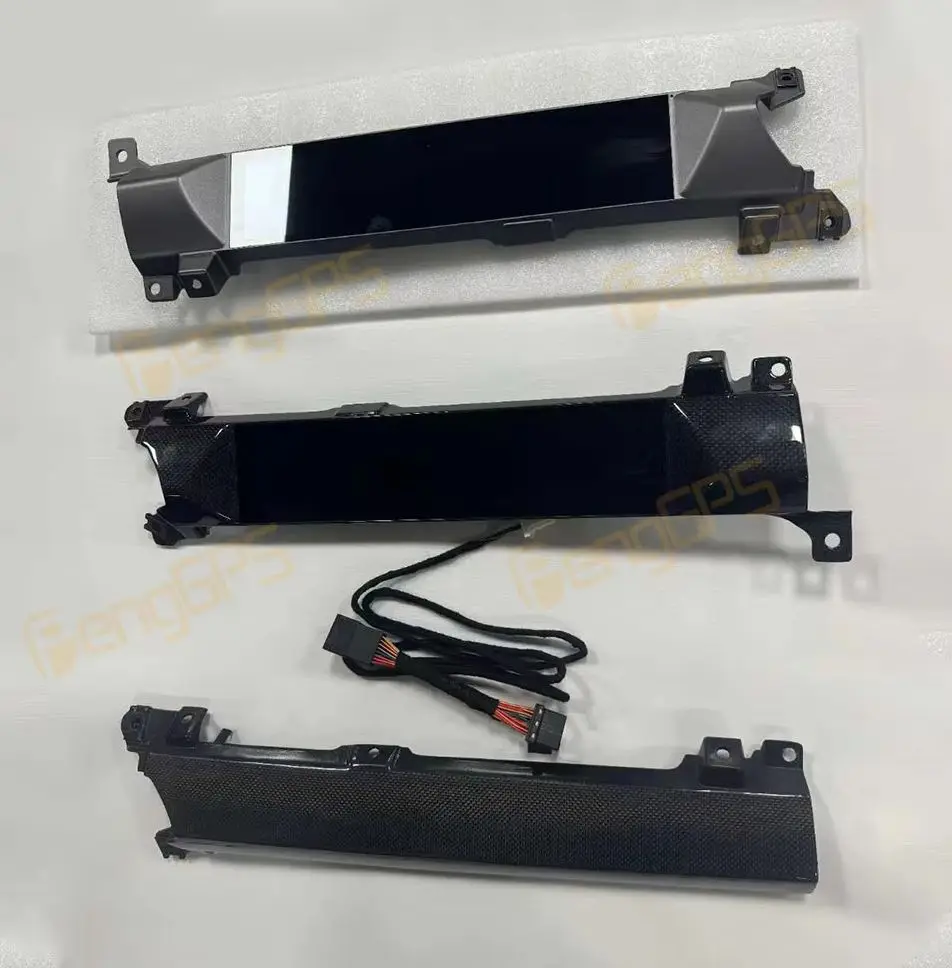 

12-дюймовый автомобильный радиоприемник CarPlay и Android с левым/правым рулем из углеродного волокна для пассажира для Ferrari 458 2009-2016, GPS-навигация