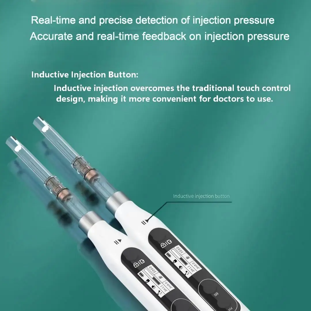 Dental Painless Anesthesia Injector COXO GENI Wireless Model LCD Display with Controllable Injection Speeds