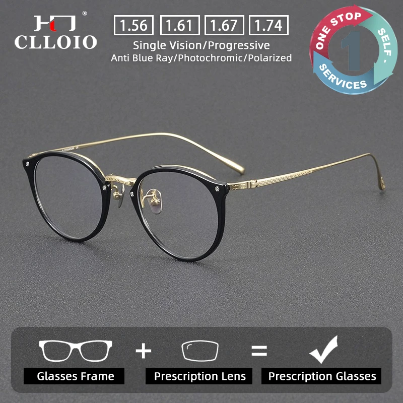clloio-fashion-ultralight-prescription-glasses-blue-light-blocking-oval-acetate-frame-titanium-temple-progressive-myopia-eyewear