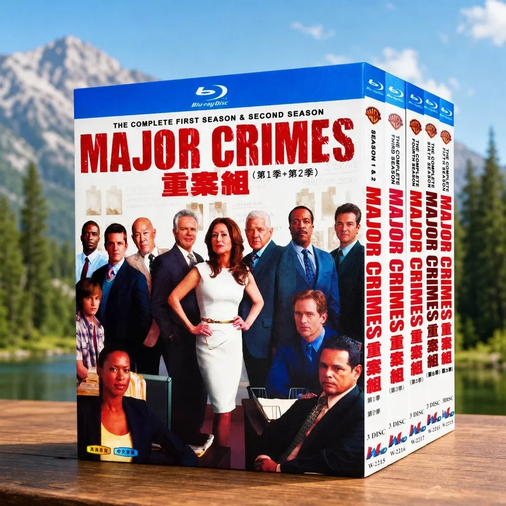 Blu-ray Ultra HD US TV Series The Closer Seasons 1–7 Box Set with English and Traditional Chinese Subtitles