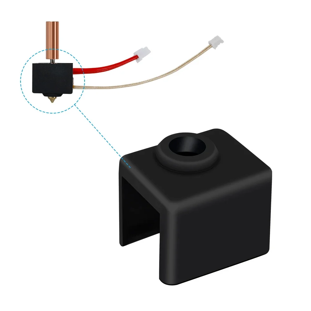 

Hotend силиконовые носки Теплоизоляционный чехол для Нептуна 4/Нептуна 4 Pro защитный кремниевый для обогревательного блока