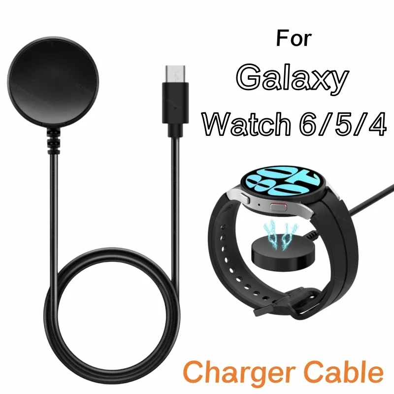 Fast Charging Cable For Samsung Galaxy Watch 6 Classic 47mm 43mm Watch 5 Pro Watch 4 Active 1 2 Bracket USB Type C