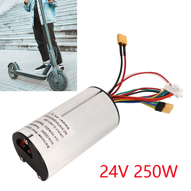 

24V 250W Controller 5.5‑6.5 Inch Aluminum Electric Scooter Controller Motor Speed Controller 6 Pin for Small Electric Scooter