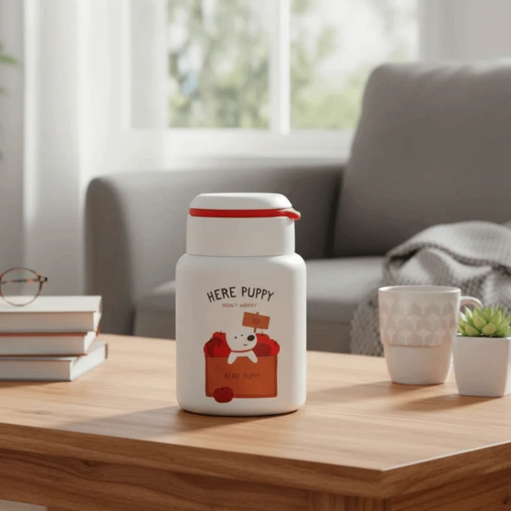 

Insulation Cup Stainless Steel Vacuum Thermal Cup Cartoon Drinkware Thermos Bottle Portable Leak Proof Vacuum Flask Household