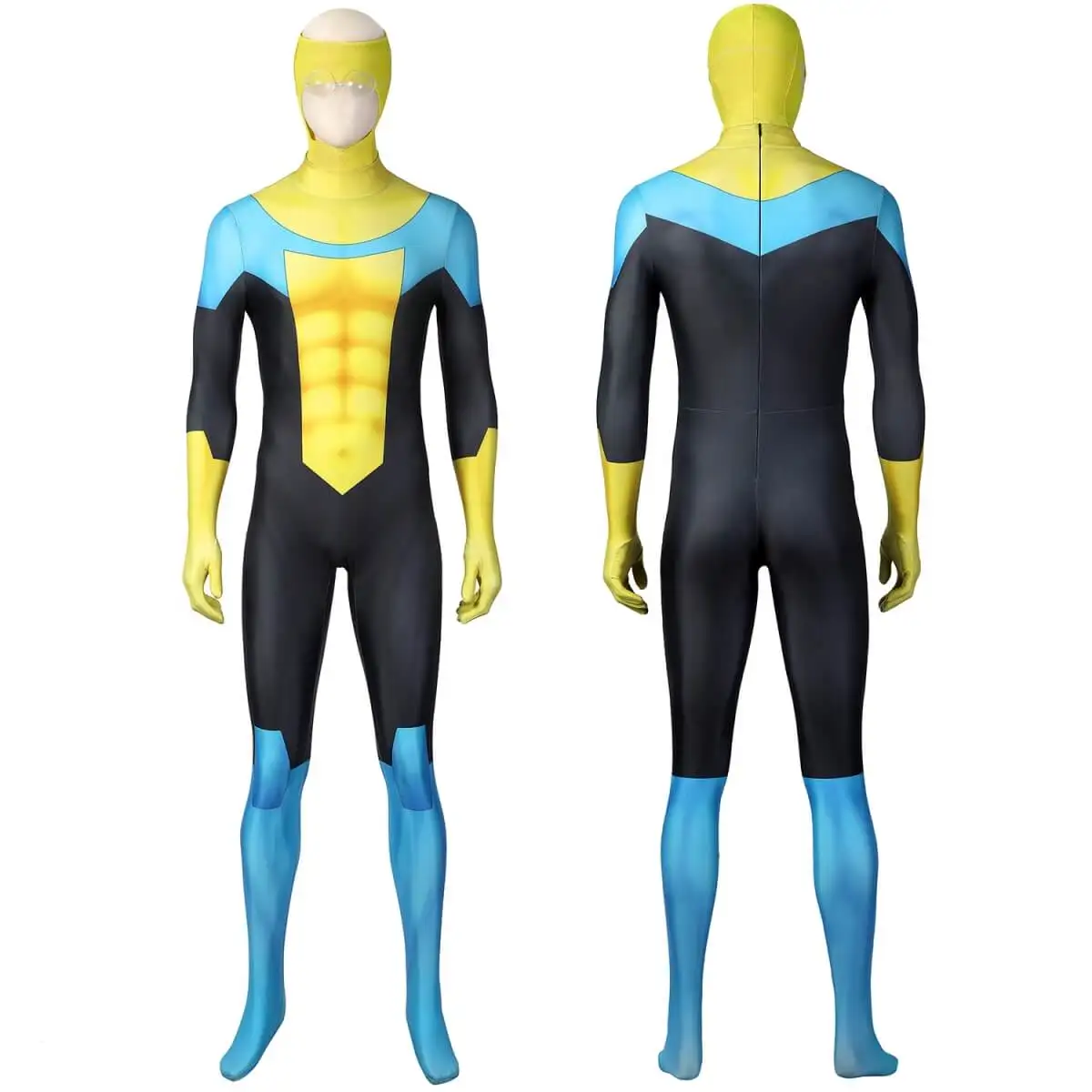 

Mark Grayson Cosplay Costume for Men Superhero Jumpsuit Mask Fancy Dress Halloween Outfits Carnival Roleplay