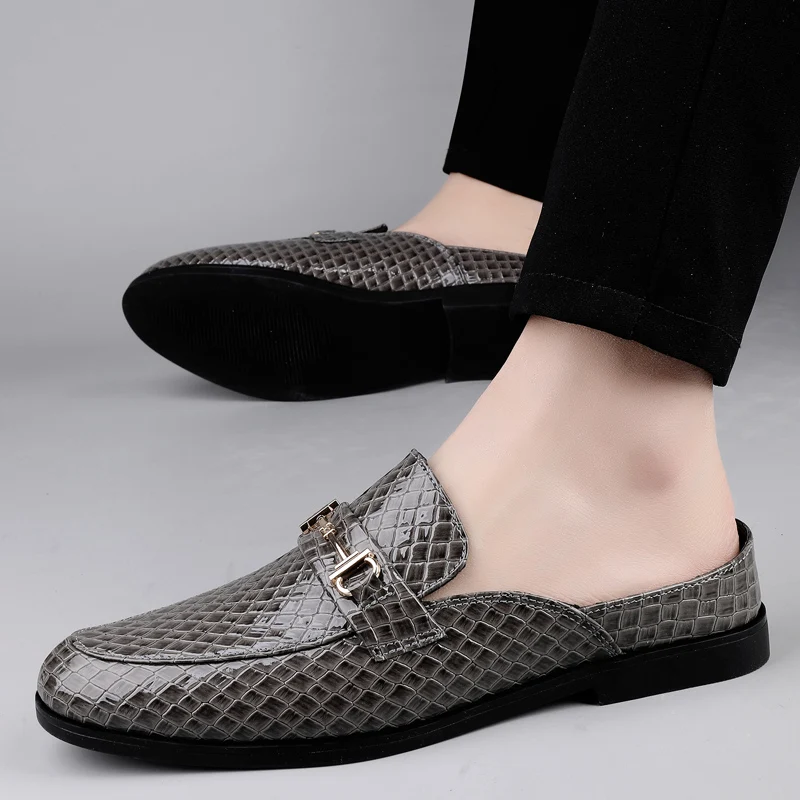 

Simple and atmospheric, non-slip and wear-resistant, half-tray casual shoes, daily business shoes, fashionable and classic