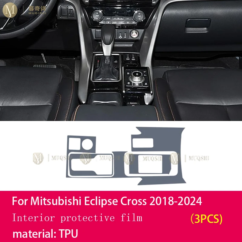 Pellicola Protettiva Anti-Riflesso Per Mitsubishi Eclipse Cross 2018-2022 | Schermo Navigazione E Cruscotto, Antigraffio E Antibatterica