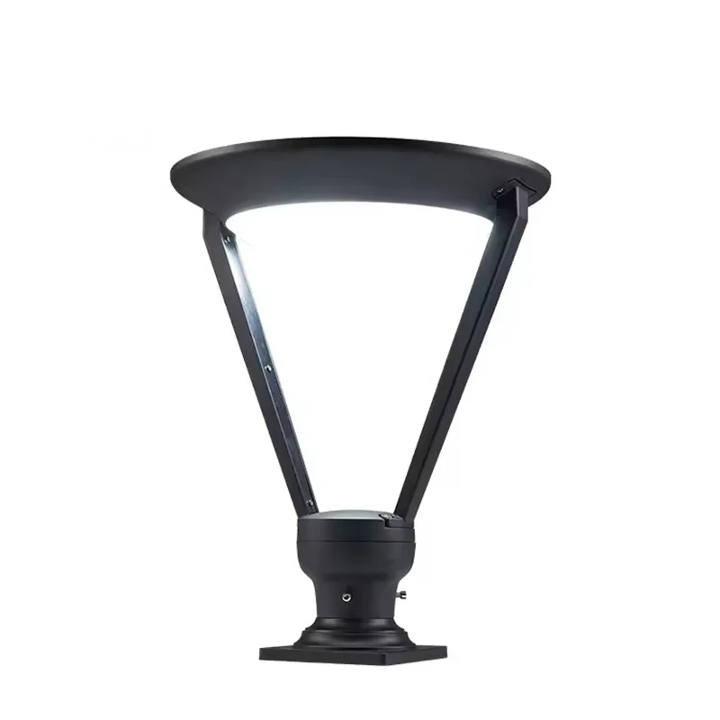 Outdoor Waterproof Post Main Gate Solar LED Modern Pillar Light Solar Garden  Fence  Post Lamp