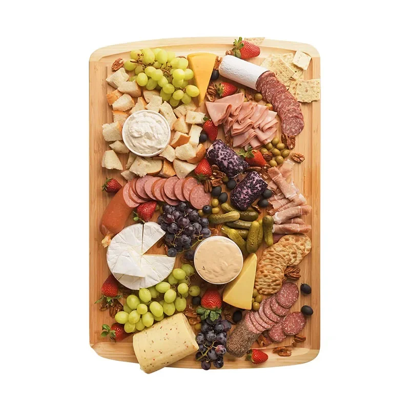 

30x20 бамбуковая очень большая разделочная доска для мяса, мясной блок, деревянная доска для резьбы по лапши, индейке, доска для мясных изделий для барбекю
