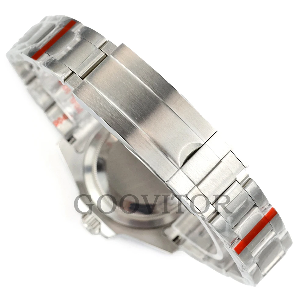 10ATM Dive 40mm Case Fit SUB GMT NH35 NH34 NH36 NH38 Movement 28.5mm Dial Stainless Steel Brushed Oyster Strap Sapphire Glass