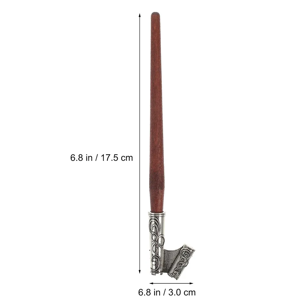 2Pcs Dip Pen Nib Holder Calligraphy Pen Holder Made of Wood and Alloy for Precision Angle Control Scraping-Free Writing