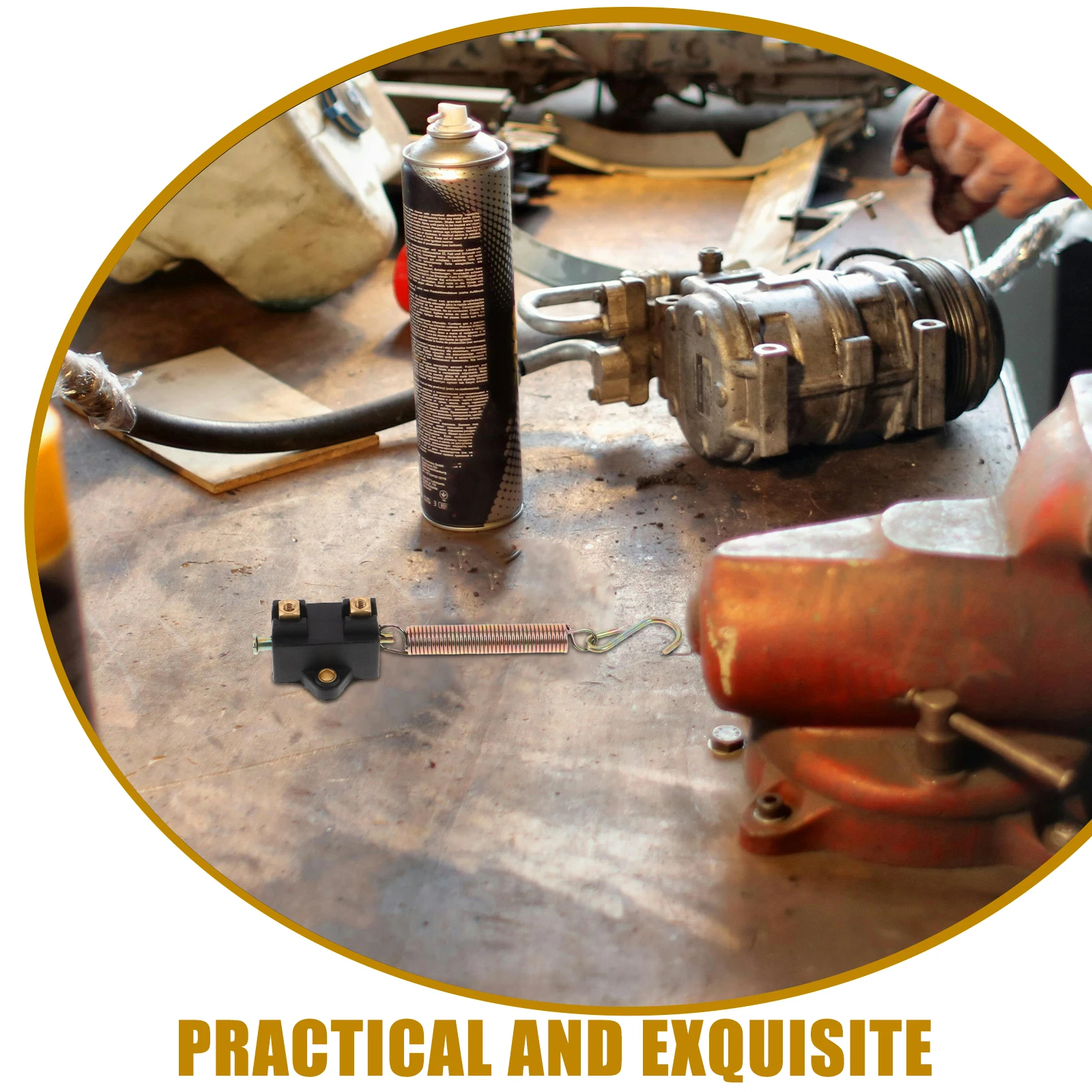 

Universal Brake Light Switch Replacement Stoplight Sensor For Car Brake Pedal Activation Fast Response Durable Automotive Switch