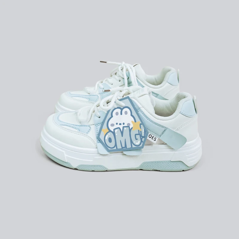 Amy and Michael 2024 New Lovely Girls Students Sports Casual Sneakers Female White Skateboard Shoes Women Low Top Anime Shoes