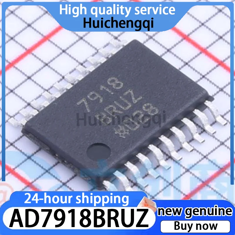 1PCS Original Genuine AD7918BRUZ Package TSSOP-20 Analog-to-digital Conversion Chip ADC