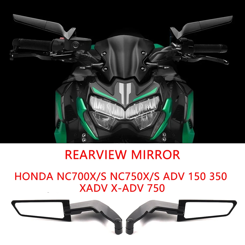 For Honda NC700X/S NC750X/S ADV 150 350 XADV X-ADV 750 Motorcycle fixed Wind Wing Adjustable Rotating Rearview Mirror