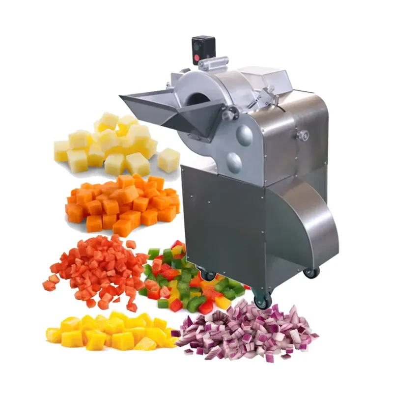 Multifunctional High Efficiency Commercial Vegetable and Fruit Cutter with Motor 110V 220V 380V