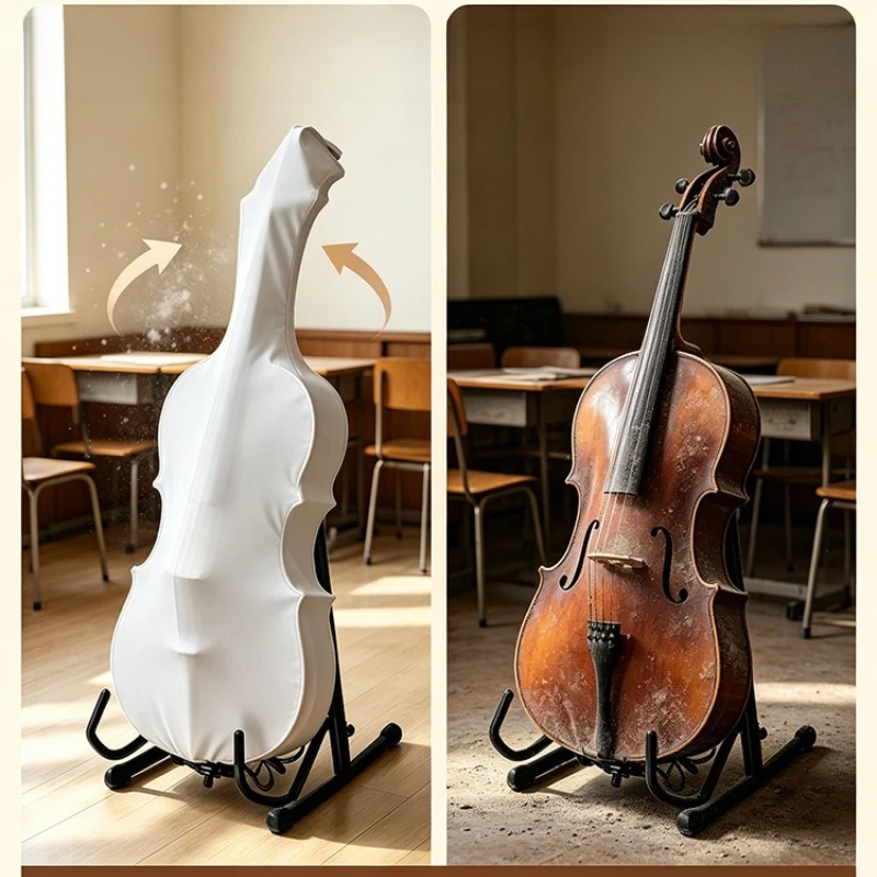 Electric Guitar Dust-Proof Cover 39-41Inch Folk Guitar Elastic Spandex Fabric Storage Sleeve Musical Instrument Accessories