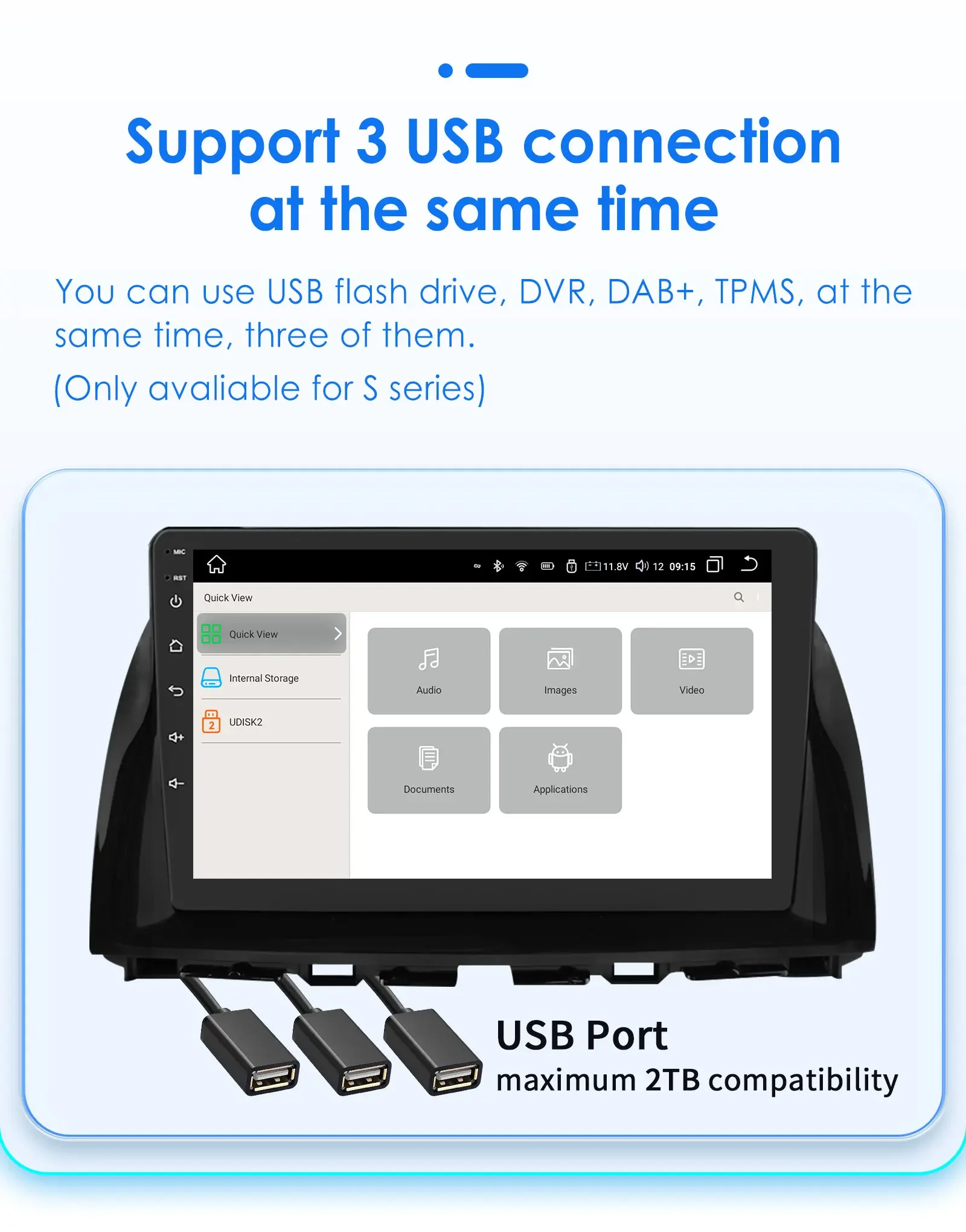 10,1" Hizpo 2Din Android13 Autoradio für Mazda CX-5 2012 - 2015 DSP RDS GPS Navigation BT 4G Android Auto CarPlay 360 ° CAM – Detail 25