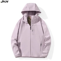 LNGXO Women's SoftShell Fleece Jacket Winter Warm Waterproof Windproof for Hiking Camping Climbing Skiing Outdoor Thermal Coat