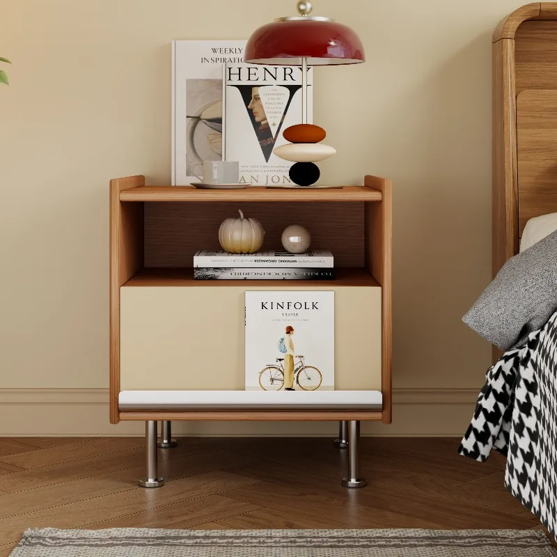 Storage Luxury Bedside Table Modern Decor Drawers Organizer Mobile Bedroom Nightstand Cabinets Mesa De Noche Hotel Furniture