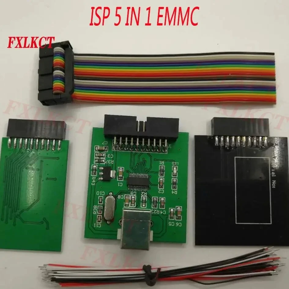 UMT EMMC ISP Adapters Tool, 5 in 1 for UMT DONGLE, NCK PRO, New