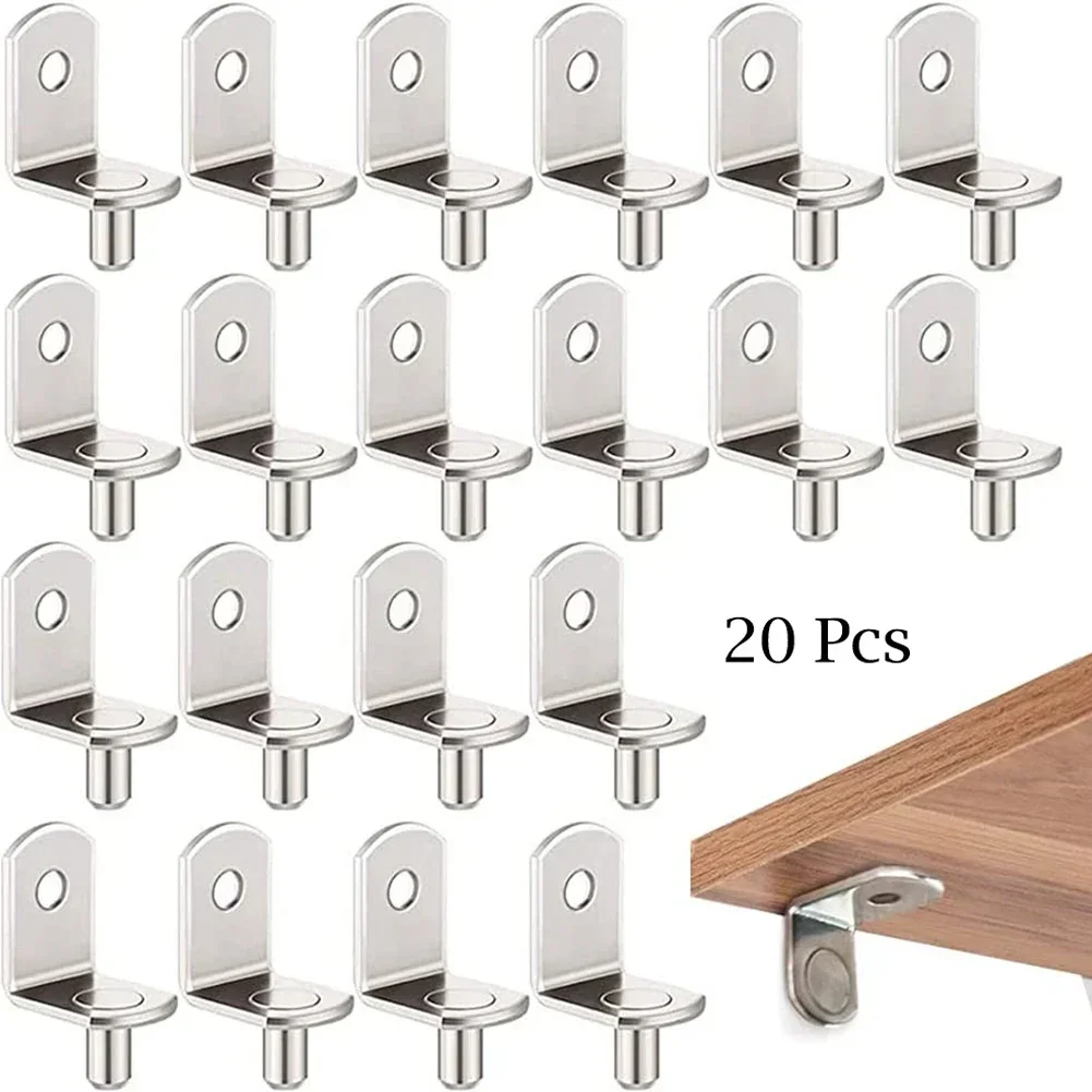 Bracket Studs Pegs Shelf Support Peg Cabinet Furniture Stronge Support 16.5x16x12.8cm 20Pcs 6mm Anti-corrosion