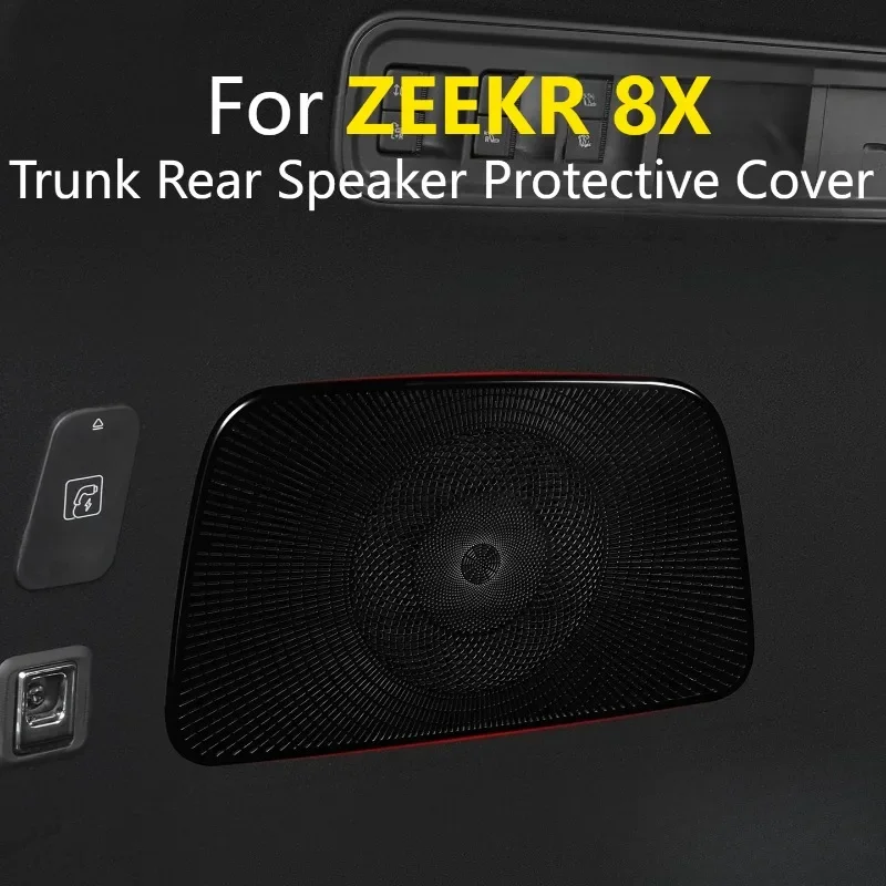 Prevent Foreign Object Blockage Dustproof Precise Fit Interior Mod Accessories For ZEEKR 8X Trunk Rear Speaker Protective Cover