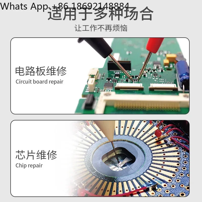Magnifying Glass with Clip for TE-805 Circuit Board PCB Repair Auxiliary Welding Metal Clamping Bracket Fixture