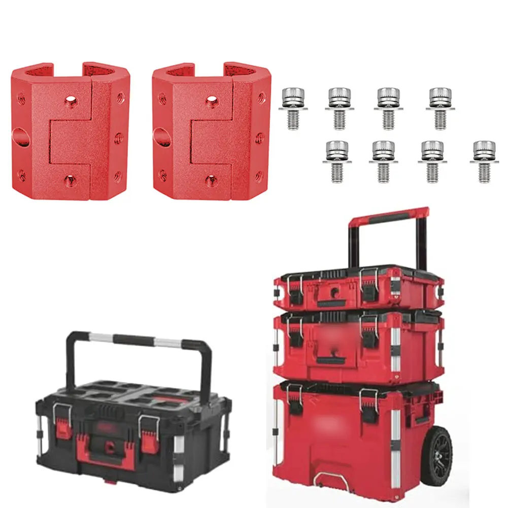 

Красный металлический зажим для направляющих для пакета для системы, разработанный для рельсов и для угловых кронштейнов. Простая установка.