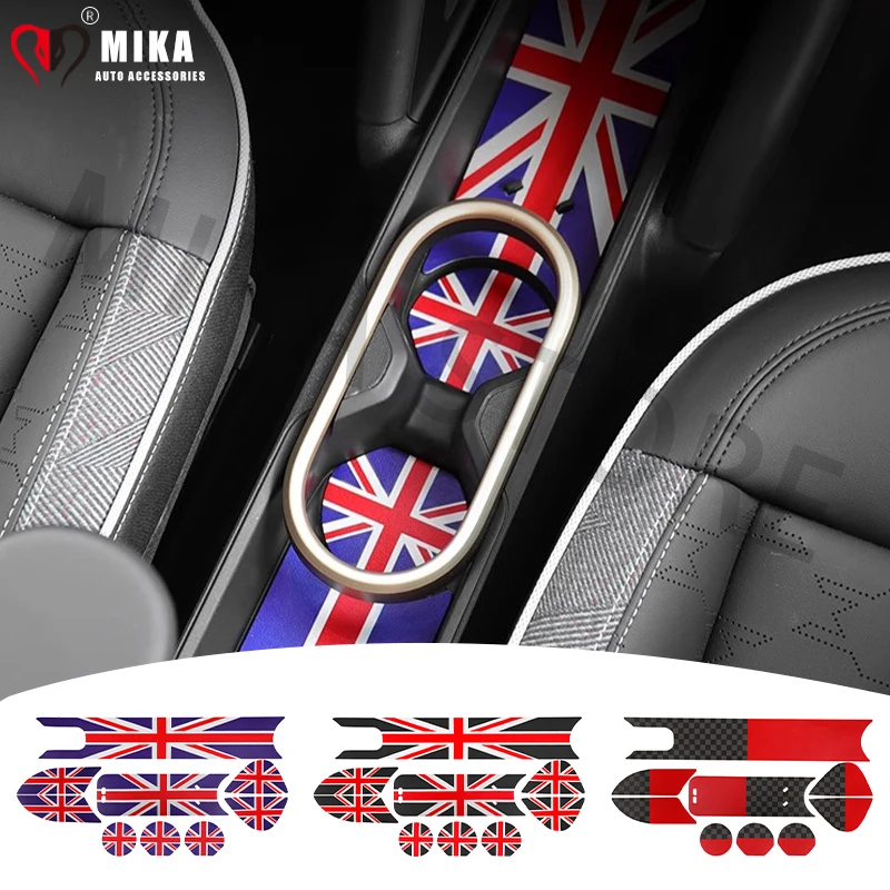 

Автомобильный держатель для воды, коврик для Mini Electric J05 Aceman, противоскользящий коврик, слот для чашки, внутренняя декоративная наклейка, автоаксессуары