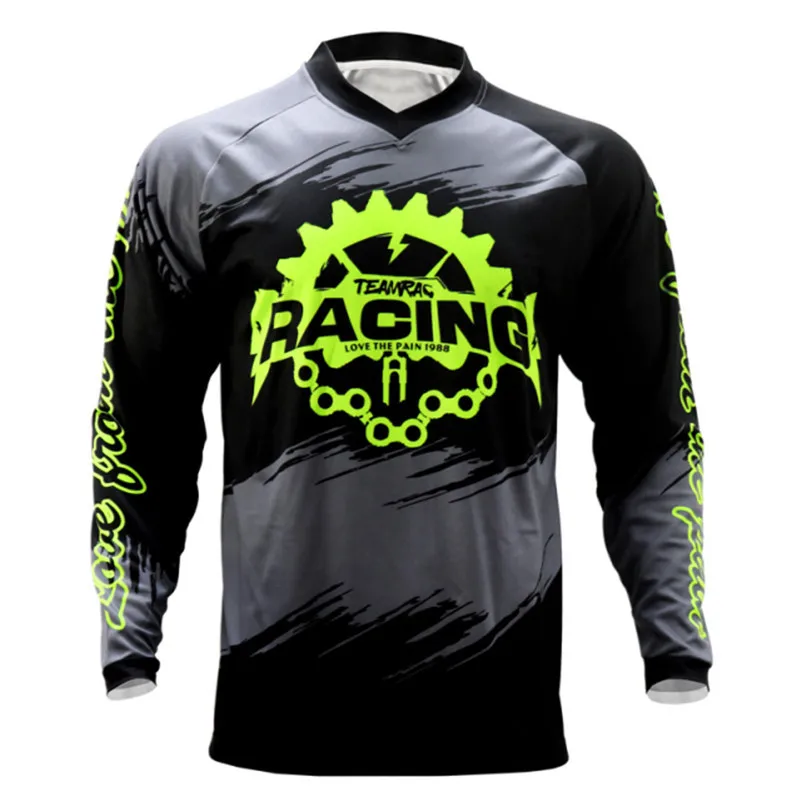 2023 Mtb Jersey Downhill Jersey Racing T-Shirt Bicycle Cycling Motocross Shirt Mountain Bike Polera Mtb Long Sleeve Sports Shirt