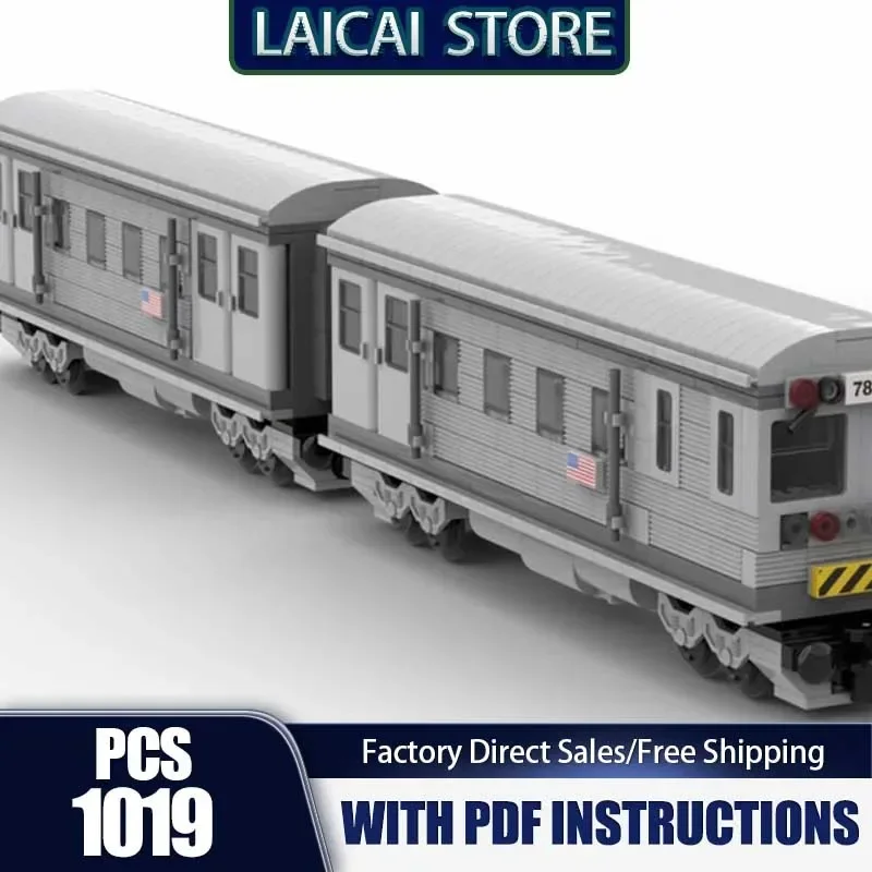 

Underground Metro Station Model Moc Building Bricks Building Railway Train Model Technology Modular Block DIY Toy Holiday Gift