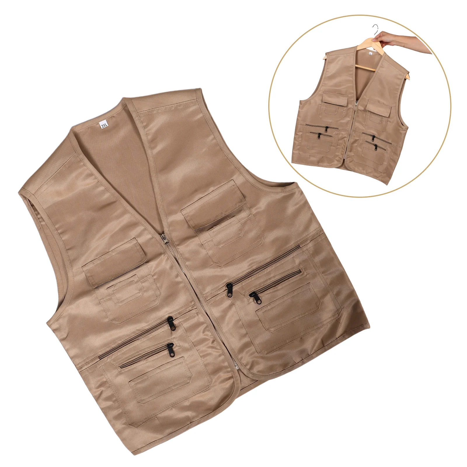 

Premium Multifunctional Outdoor Vest For Men Fishing Workwear Photography With Pockets Lightweight Breathable Wear Resistant