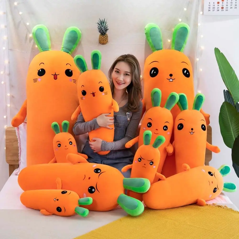 Cushion Funny Plushie Sleepping Pillow Home Decoration Plush Pillow Carrot Plush Toy Stuffed Doll Plush Doll Carrot Stuffed Toy